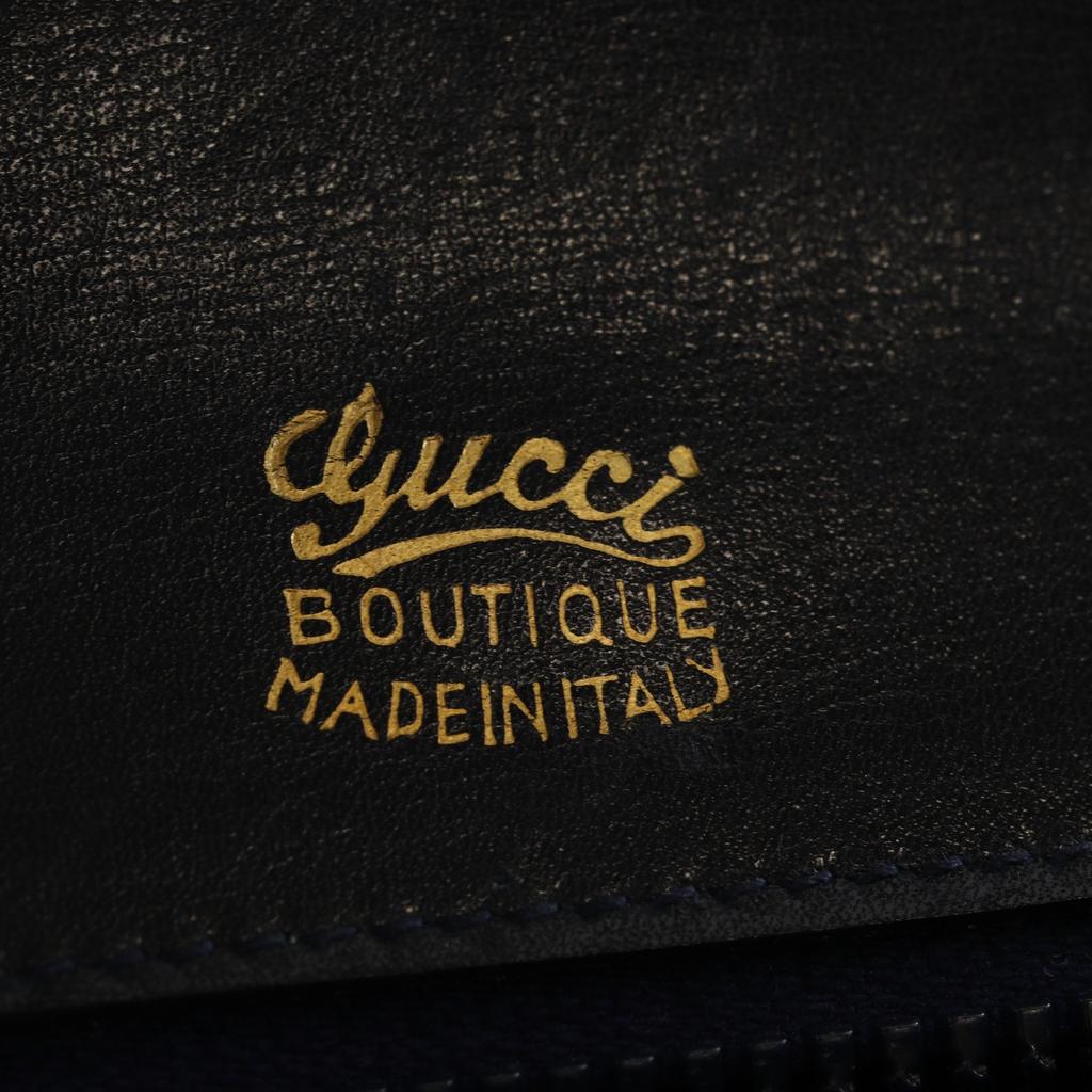 Gucci Старая сумка через плечо Gucci винтажная Синий холст с узором GG Женская Б/у