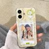 Головной убор "Голова щенка Apple": Совместимый чехол для iPhone 17 Pro Max, 16 Pro, 14 с держателем для карт, Креативный мягкий дизайн для 13, 12