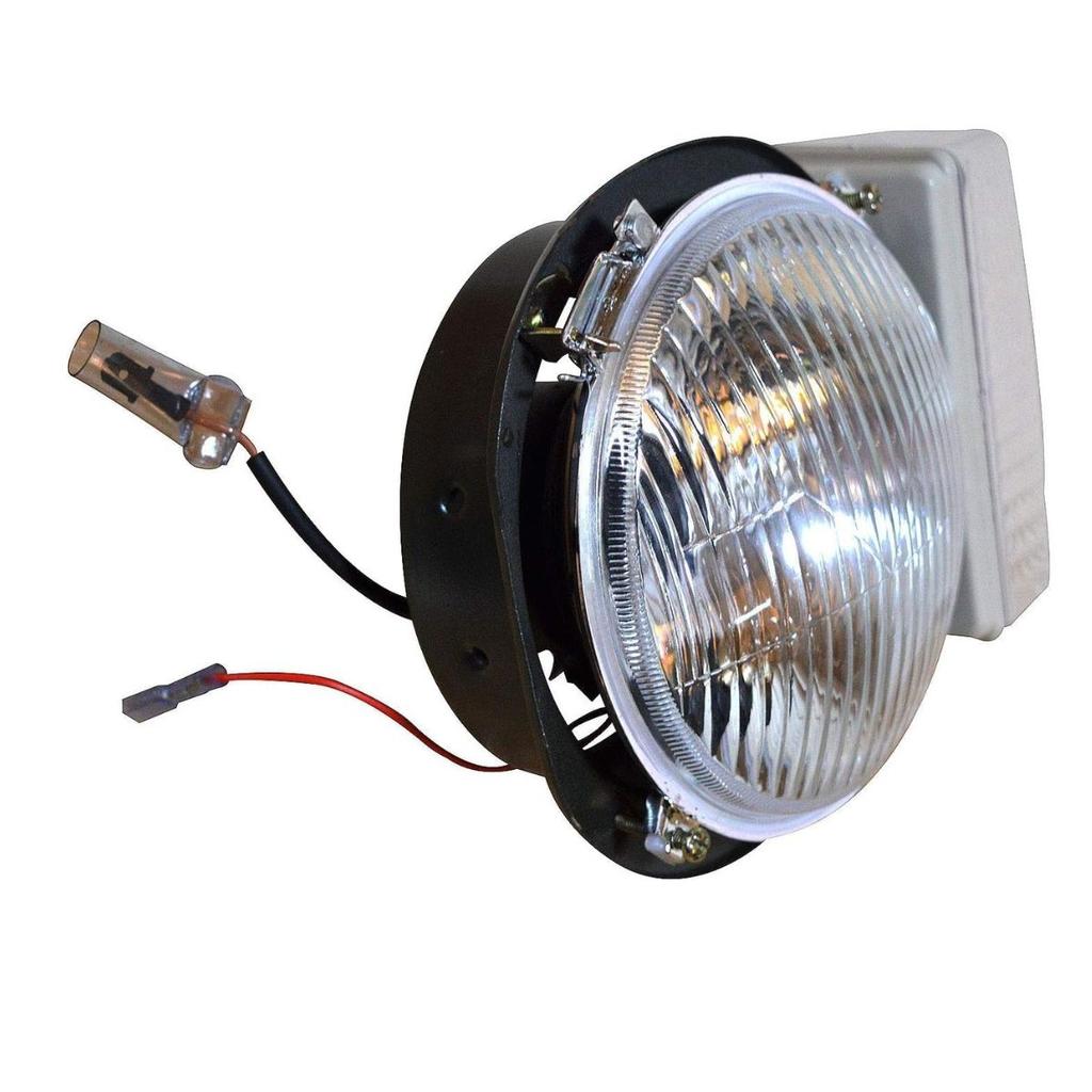 Комплект фонарей для прицепа, фара и боковые указатели с лампами 12 В, подходит для трехколесного Piaggio APE – комплект из 2 штук (Левая+правая)