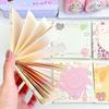 MINKYS 50 Sheets Kawaii Cartoon Square Memo Pads Paper To Do List Journal Note Paperlaria DIY Material Stationery