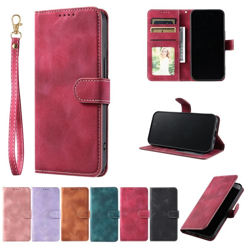 Для Realme 12 12X Plus C30 C30S C67 C65 C20 V11 V23 Q5i V23i Narzo 50 70 Pro 4g 5g роскошный кожаный чехол-книжка с отделением для карт и подставкой