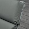 2-Piece Set Cushion for Sun Lounger, Lounger Cushion for Garden Lounger extra thick 8cm Padded Cushion Dark Grey CUSHION ONLY
