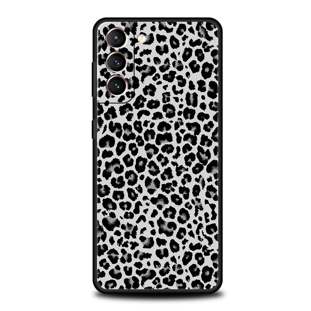 Чехол для телефона с принтом леопарда и гепарда для Samsung Galaxy S24 S23 S22 S20 Ultra S21 FE 5G S10 S9 Plus S10E S8 Мягкий силиконовый чехол