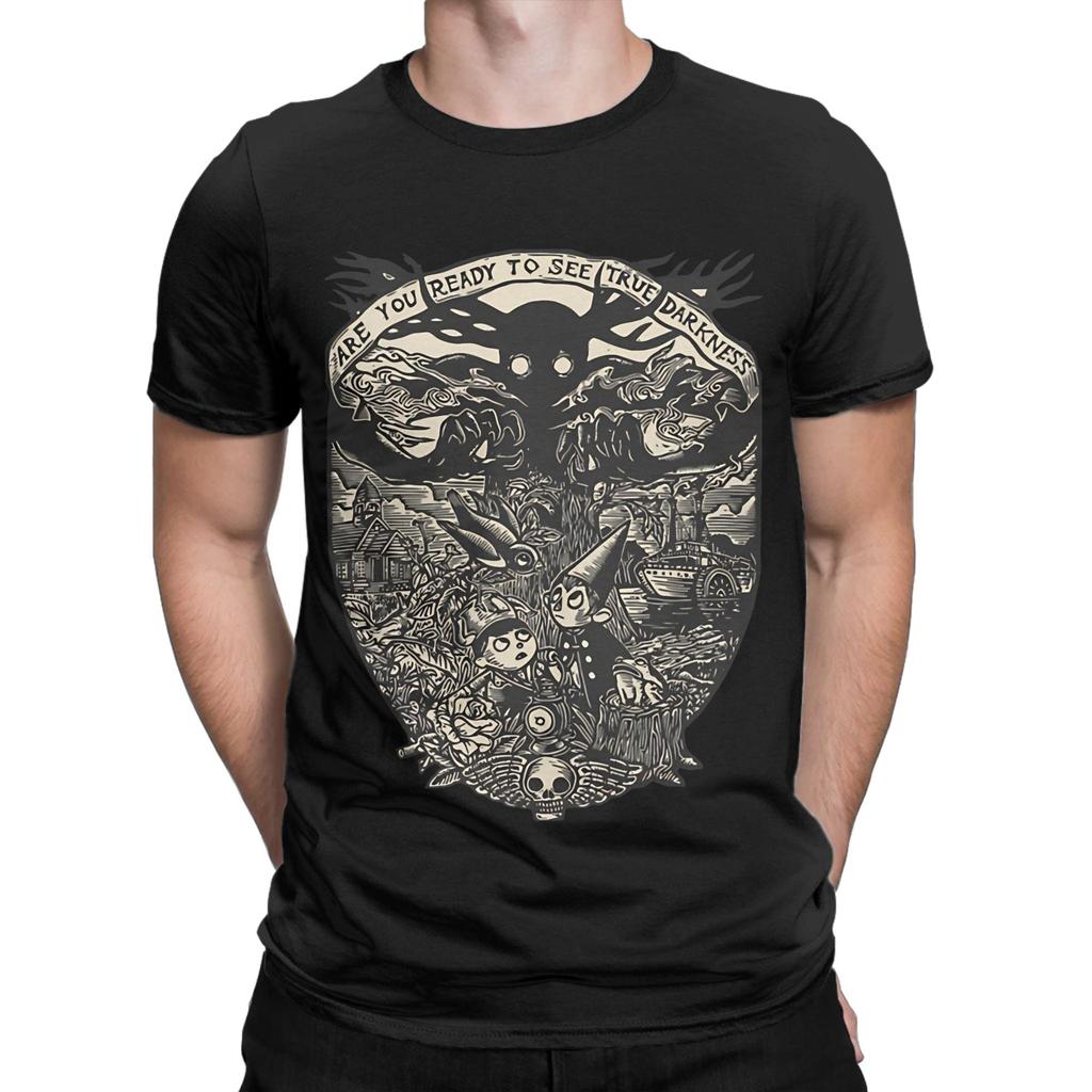 oOver the garden wall black Funny 100 Cotton TShirt oOver the Garden Wall Tops Tees For Unisex