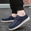 Мужские кроссовки для отдыха, весна-лето, дышащие, легкие, парусиновые туфли для отдыха, мужские туфли большого размера, мокасины для ходьбы