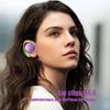 wireless earphones ear hook type clip headphones Bluetooth 5.3 lightweight earphones It doesn't hurt to wear it suitable for holiday gifts (rose gold