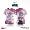 BanG Dream! Унисекс Футболки MyGO 3D Печать Детские Аниме Мультяшные Футболки Мужские/Женские Футболка с Коротким Рукавом Оверсайз Харадзюку Y2k Топы