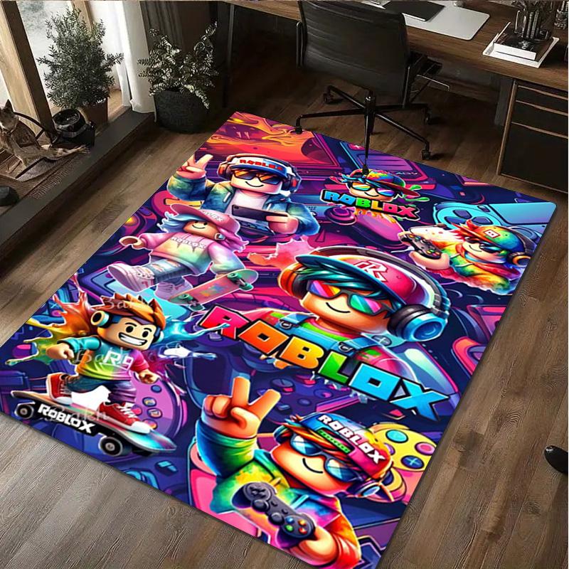 Roblox Home carpet Office Decorative Carpet For Living Room Bedroom Door Mat Floor Rug Computer Chair Area Rug