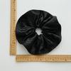 Oversized Solid Color Scrunchies Korean Satin Large Elastic Hairbands Hair Rings Rubber Band For Women Ponytail Hair Accessories