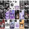 Чехол-бампер для iPhone 7 Kuromi Hard Tough Card Door 2 Storage Sanrio Simple Character, популярный персонаж в Корее