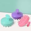Shampoo Massage Cleansing Comb Hair Leather Soft Tooth Comb Adult Infant Meridian Grabber Silicone Shampoo Brush