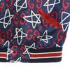 Gucci 16AW Итальянская смесовая ткань Rayon Принт Ghost по всей поверхности Куртка-бомбер 50 Темно-синий Мужская Б/У
