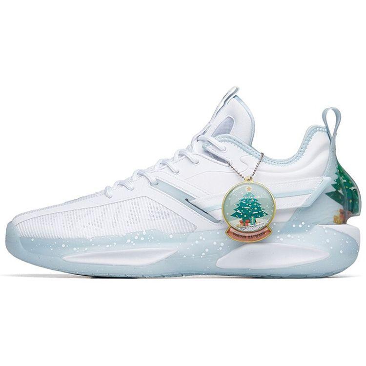 Anta GH3 Hayward Технология Азота Низкие Баскетбольные Кроссовки Мужские кроссовки Белый Синий 112211103-5(S-BOX)