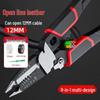 Universal 9-in-1 Multifunctional Electrician's Tool: Wire Stripper, Cutter, Crimper, and Pointed Nose Pliers.