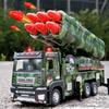 6 Штук Пули Сплав Пусковая Установка Модель Грузовика 1/32 Машины Грузовики Металлические Литые Модели Транспортных Средств Звук Свет Оттяжка Машинки Игрушки