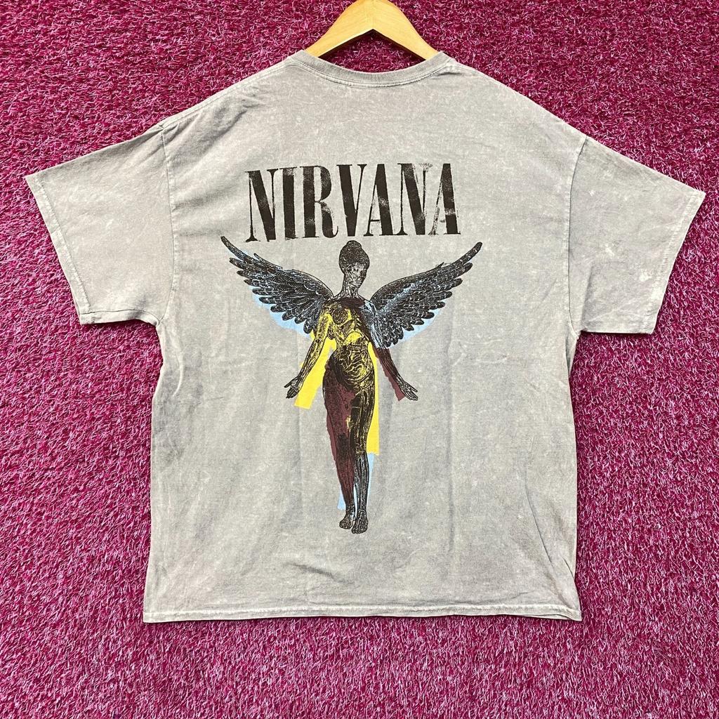 Футболка Nirvana In Utero с графическим дизайном Ангел XL