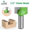 Green Carbide Woodworking Milling Cutter: 1/2 Large Shank, Bottom Engraving & Cleaning