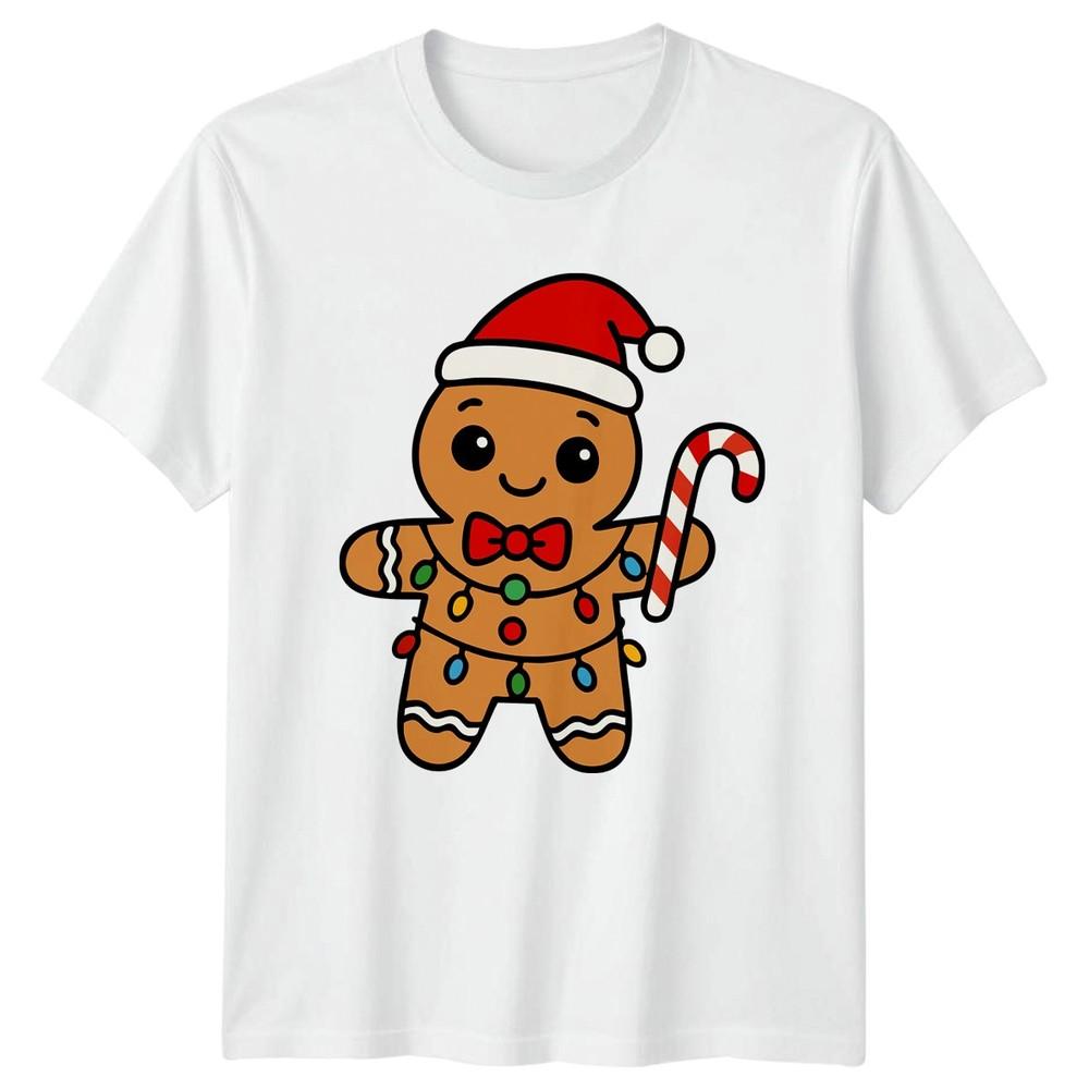 Gingerbread Unisex Christmas Holidays Unisexs TShirt Unisexs Tee Graphic Unisex Top