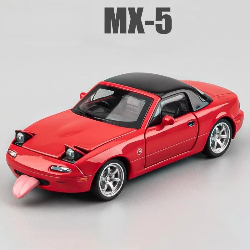 1:32 Mazda MX-5 RX-7 Металлический Литой Модель Автомобиля Игрушечный Автомобиль Транспортные Средства Звук и Свет Для Детей Мальчиков Игрушки Подарки