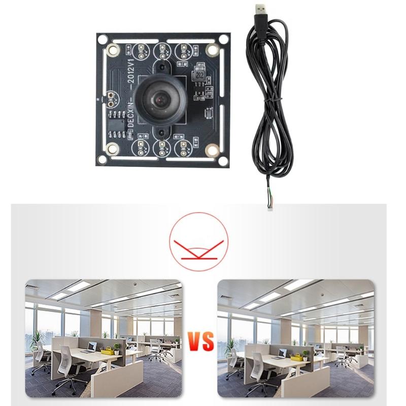 1 Комплект Голая Плата Модуля USB-Камеры 1 Мп 100 Градусов Чип OV9732 Фиксированный Фокус Формат YUV2 для Проектов Распознавания Лиц