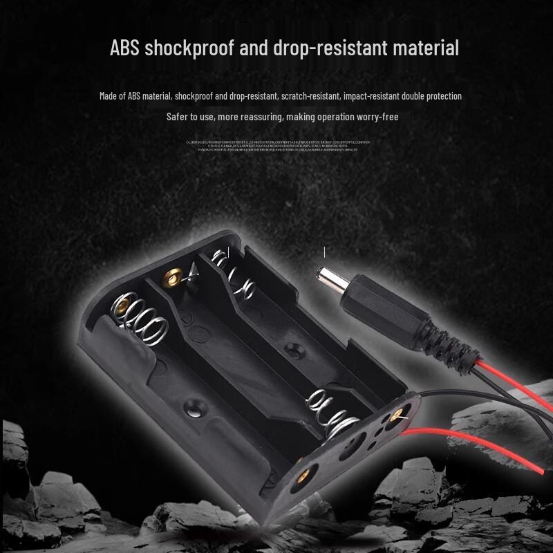 Kaixiang 12V/23A 1-Cell Wired Battery Holder with Lid (2-Pack)