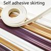 5M Self-Adhesive Skirting NBR Soft Wall Trim Lines Anticollision Molding Line 3D Wall Sticker Backsplash Tile Edge Decor Strip