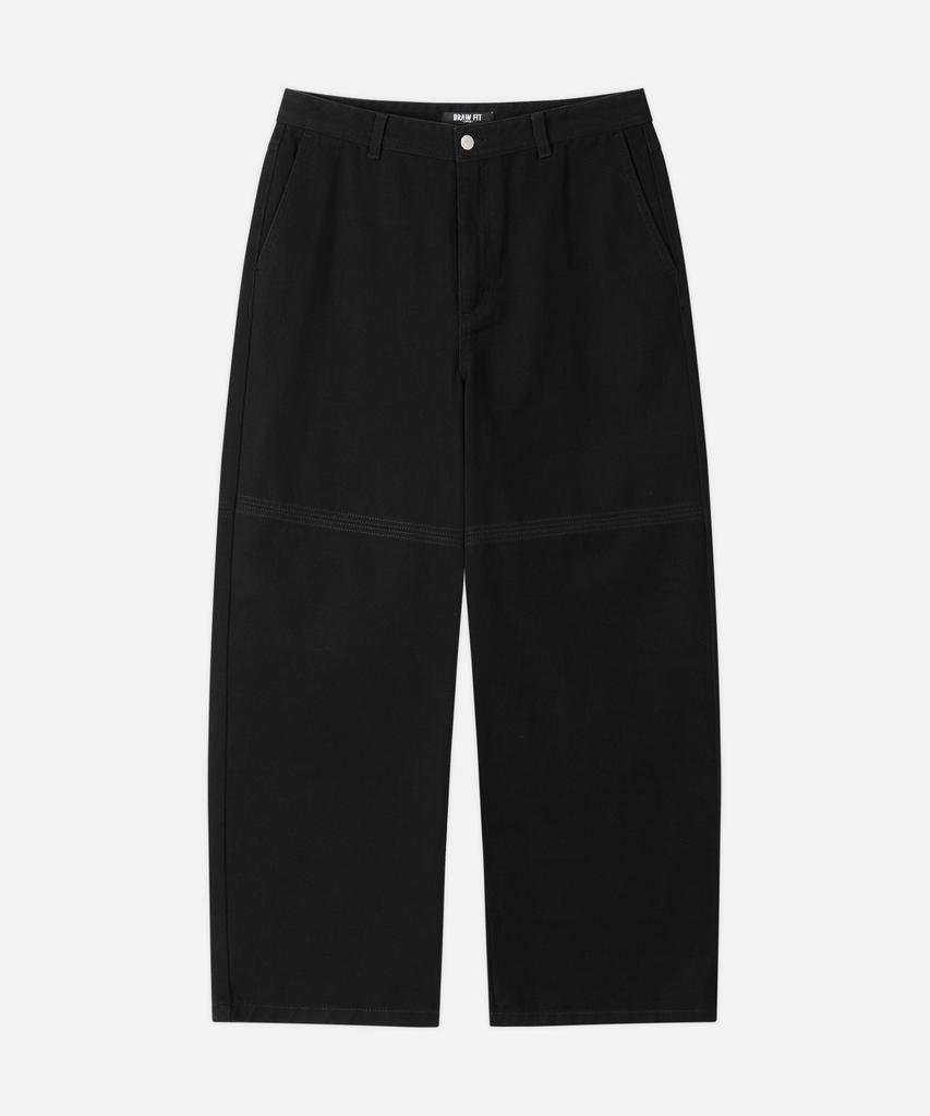 Брюки Drawfit Semi-Wide Twist Cation [Черный]