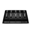 Black Drawer Insert Tray Plastic ABS Drawer Cash Register Multipurpose Cashier Box  Office