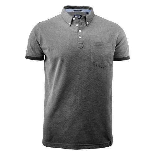 James Harvest Mens Larkford Melange Polo Shirt