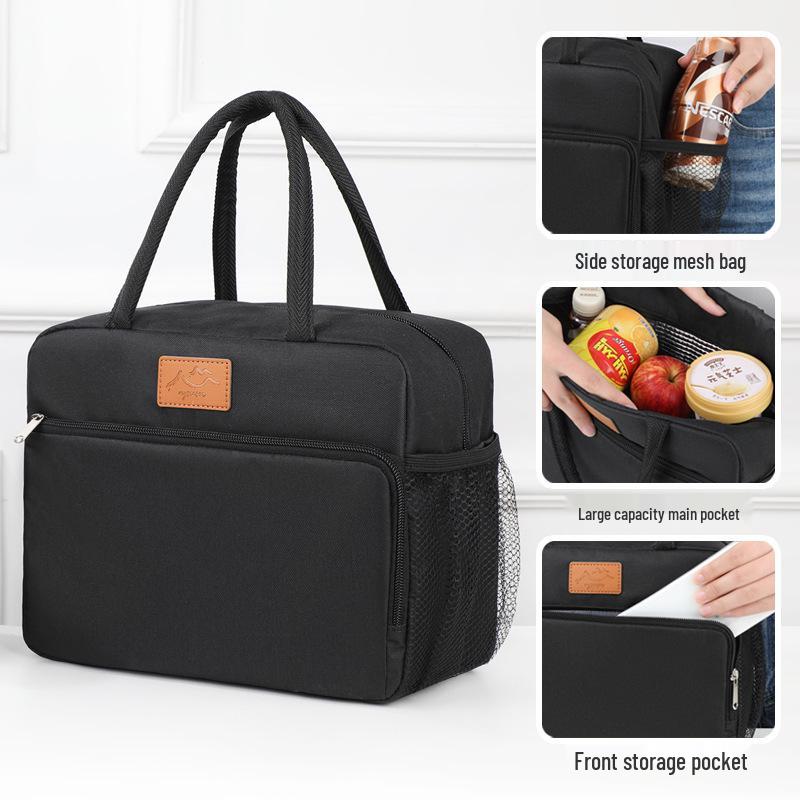 Портативная термосумка для ланча из алюминиевой фольги - Водонепроницаемая сумка для пикника, работы или школы