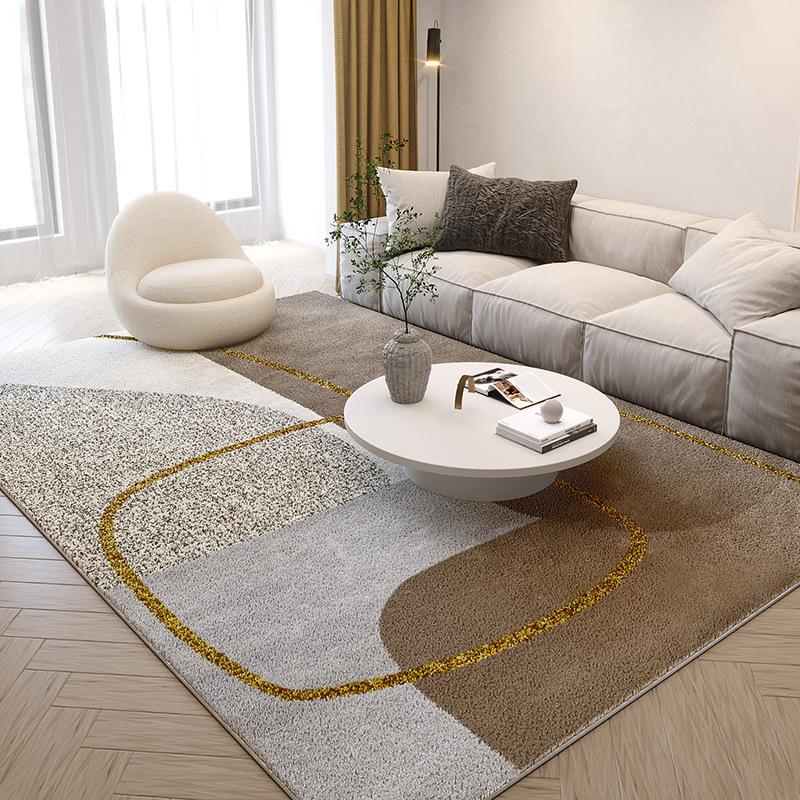 Living Room Carpet Plush Floor Mat Coffee Table Carpet Household Bedroom Bedside Carpet