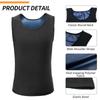 Mens Waist Trainer Sweat Vest for Weight Loss Body Shaper Workout Tank Tops Shapewear Fat Burning Sauna Suit Slimming Polymer Sauna Vest Undershirt