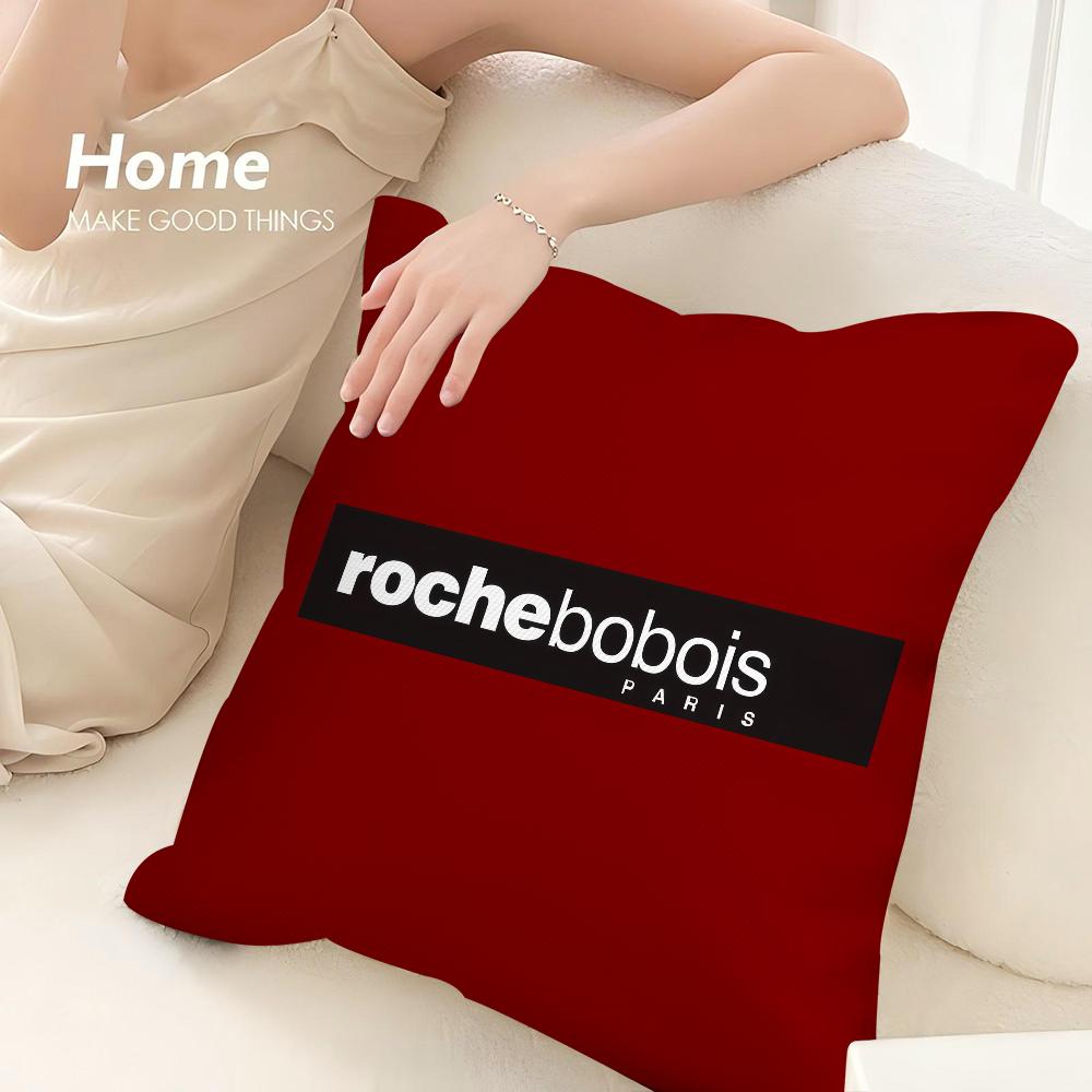 R-Roches Мода B-Bobois Наволочка Декоративная для Дивана Домашняя Двусторонняя Печать Плюшевая Квадратная Наволочка для Подушки Декор Подушки
