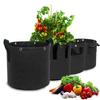 2/5/10/15 галлонов нетканого материала для выращивания мешков с отверстиями, отличная всхожесть цветов и овощей