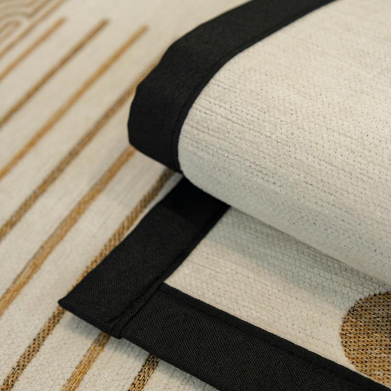 Nordic Simple Solid Color Sofa Cushion Four Seasons Chenille Fabric Anti-slip Full Cotton Sitting Pad Modern Sofa Cover