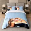 3Pcs Bed Set,Sabrina Carpenter 1 Duvet Cover and 2 Pillowcases, Printed Bedding Decor For Guest Room