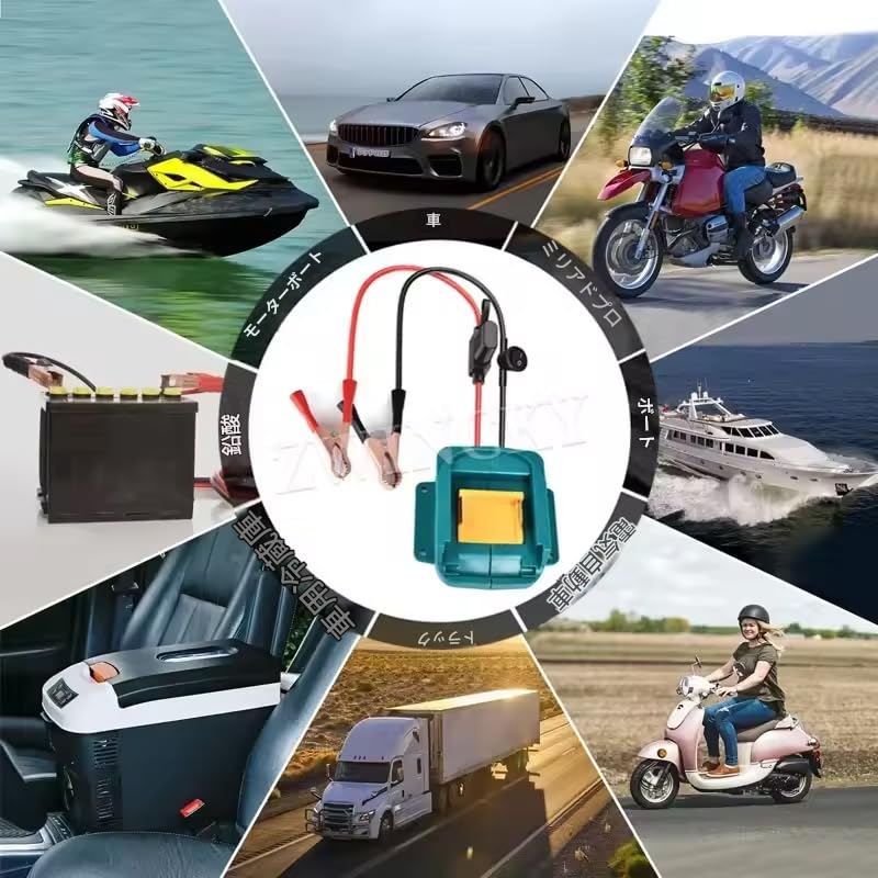 Zmart Совместимый с Makita 18V для BL1830, BL1840, BL1850, BL1860, Зажигалка, Стартер, Автомобиль