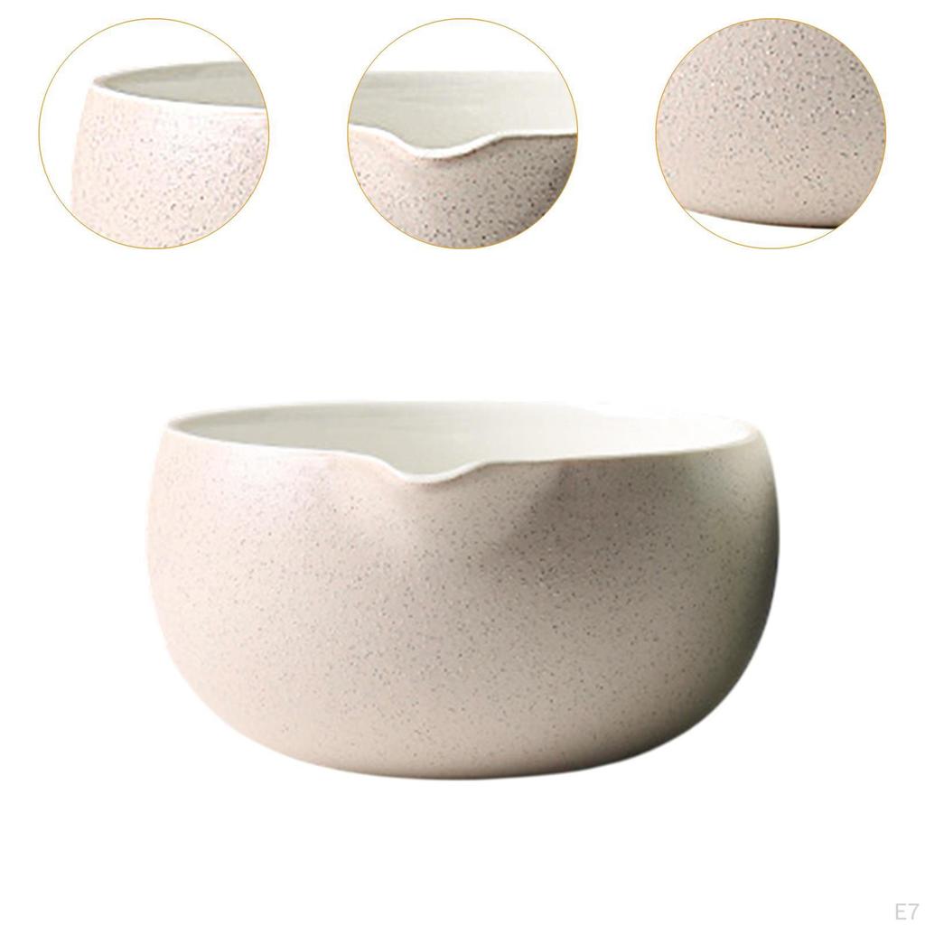 Керамическая чаша для матча с носиком для смешивания чая для домашнего офиса