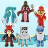 9 см Новая Игра 'Укради Мозговую Гниль' №9 Фигурка Дома 6 шт./Набор Украшение Коллекция Подарки на День Рождения Игрушки для Детей Хэллоуин Рождество