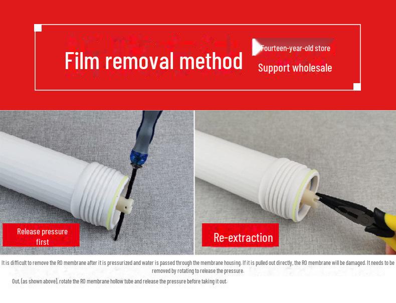 Универсальный фильтр для очистки воды с обратным осмосом, 75 г/100 г/400 г, для питья напрямую