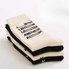 Socks Men's Spring and Summer Mid-calf Trend Letters Winter Long Sports Men's Socks Fashion Versatile Men's Cotton Socks