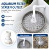 Straight Connector Fish Tank Strainer Aquarium Water Spray Head  Fish Tank Plumbing