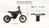 EU 2026 Y01 Electric Motorcycle Peak 3000W 48V 30Ah Battery Max Speed 55km/h Waterproof 14-12Inch Electric Bicycle Ebike