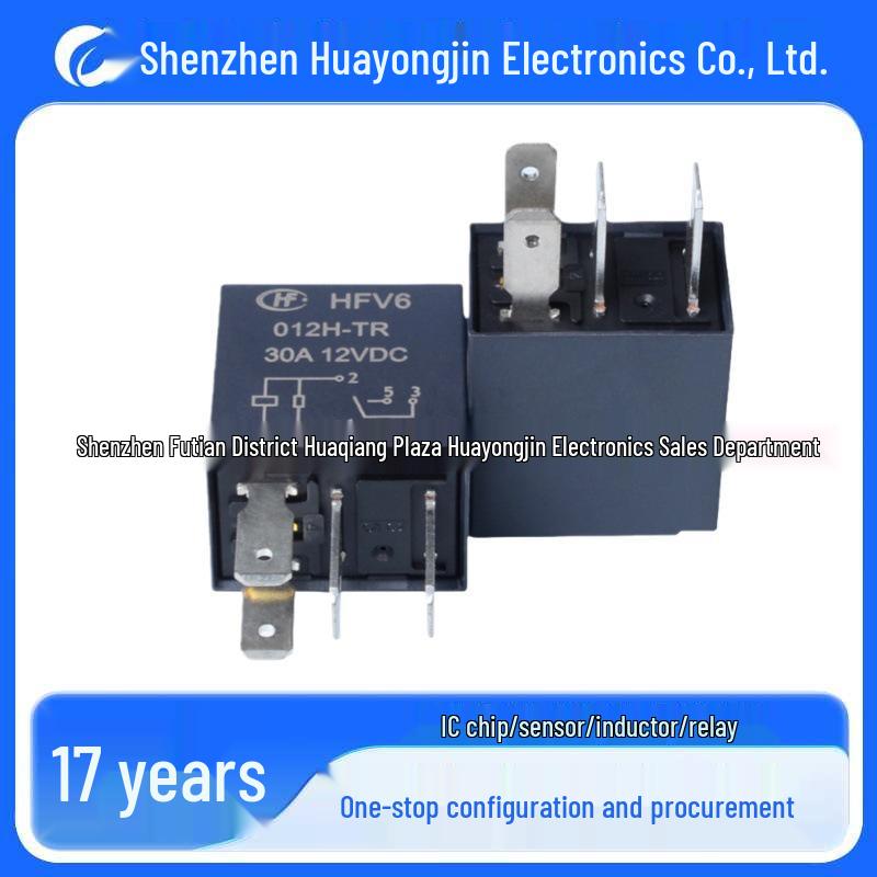 Hongfa HFV6/012ZS-TR 30A 4-Pin/5-Pin Automotive AC Relay