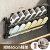 2025 New Plastic Folding Shoe Rack, Shoe Storage Free Installation, Slipper Storage Wall Double-layer Hanger