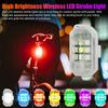 Беспроводной светодиодный стробоскопический свет 7 цветов Высокая яркость Многорежимные предупреждающие сигнальные огни Водонепроницаемый для дрона мотоцикла велосипеда