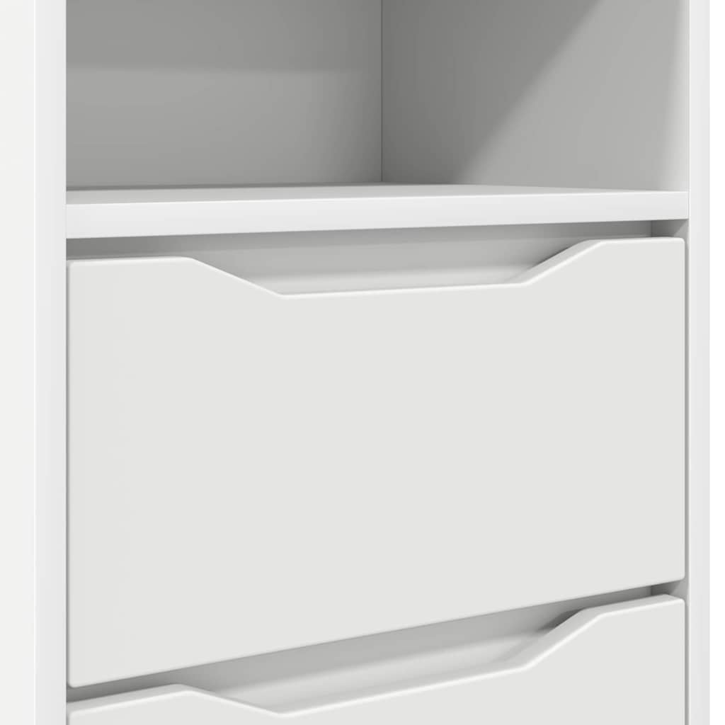Nightstands (2 pcs) White 40 x 30 x 67 cm Engineered Wood
