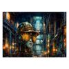 Wallpaper Female Steampunk Abstraction