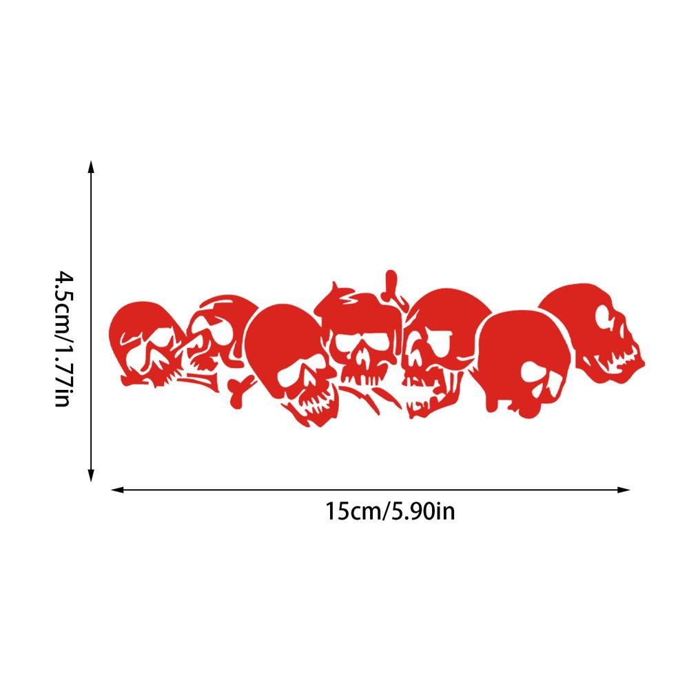 Хэллоуин Светоотражающие Наклейки на Автомобиль Мотоциклетные Наклейки Череп Ужас Украшение Экстерьера Автомобиля Крутые Наклейки для Автомобиля Мотоцикла