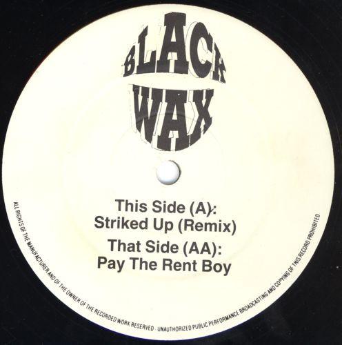 12-дюймовая пластинка BLACK BOX / GWEN GUTHRIE - Striked Up (Ремикс) / Заплати за аренду B BW3 Черный воск Неизвестная Танцевальная и Электронная Б/У